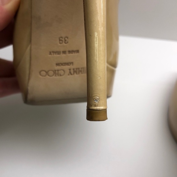 Jimmy Choo Patent Leather Pumps sz 39 - Picture 8 of 8